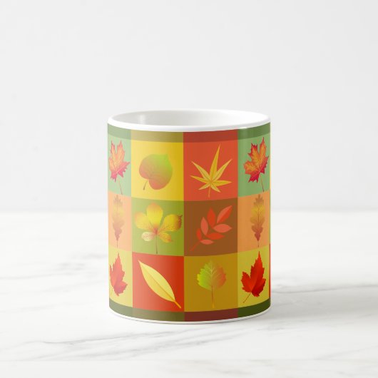 Herbstlaub Kaffeetasse (Mittel)