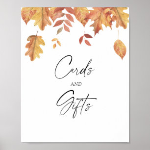 Herbstlaub - KARTEN UND GESCHENKE Poster