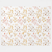Herbstlaub-Kaskade – Kuschel-Fleece-Decke Fleecedecke (Vorderseite (Horizontal))