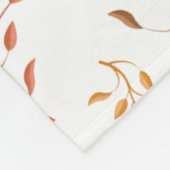 Herbstlaub-Kaskade – Kuschel-Fleece-Decke Fleecedecke (Ecke)