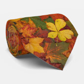 Herbstlaub Krawatte (Gerollt)