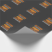Herbstlaub-Kürbis-Halloween-Design Geschenkpapier (Ecke)