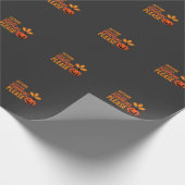 Herbstlaub Kürbisse Bitte Halloween Kürbis Oder Geschenkpapier (Ecke)