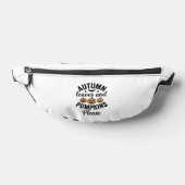 Herbstlaub-Kürbisse Bitte Vintage-Halloween-De Bauchtasche (Ablage )