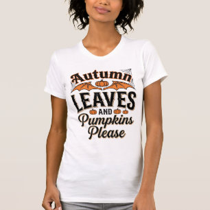 Herbstlaub-Kürbisse Bitte Vintage Herbst_1 T-Shirt
