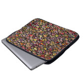 Herbstlaub Laptopschutzhülle (Vorne Knopf)