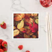 Herbstlaub lebendig serviette (Beispiel)