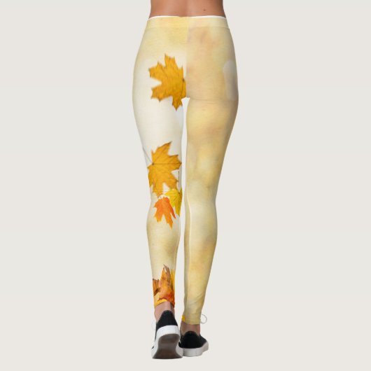 Herbstlaub Leggings (Rückseite)