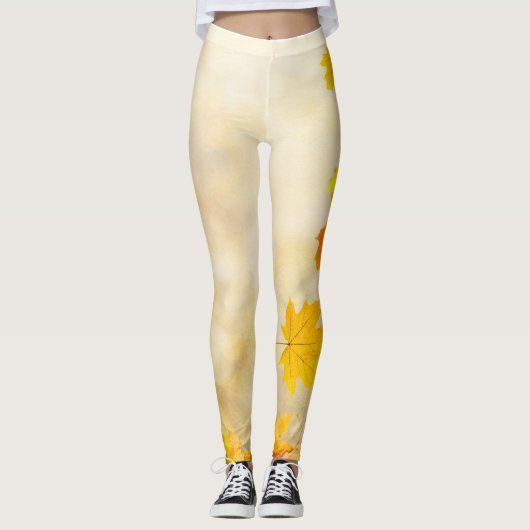 Herbstlaub Leggings (Vorderseite)