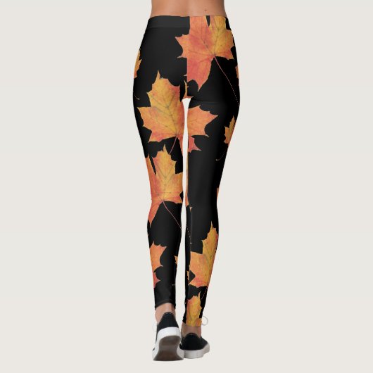 Herbstlaub Leggings (Rückseite)