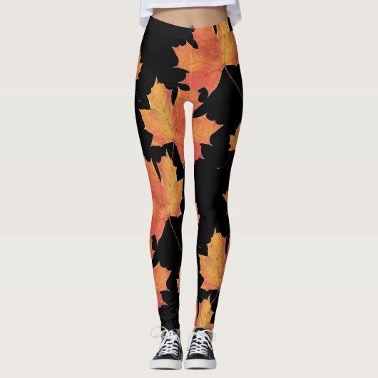 Herbstlaub Leggings (Vorderseite)