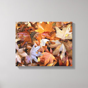 Herbstlaub Leinwand Wandkunst