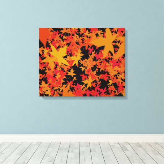 Herbstlaub Leinwanddruck (Insitu (Holzboden))