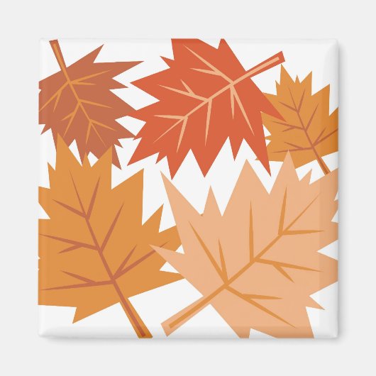 Herbstlaub Magnet (Vorne)