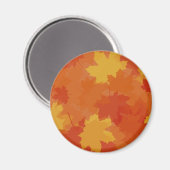 Herbstlaub Magnet (Vorderseite/Rückseite)