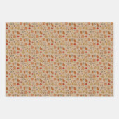 Herbstlaub Mehrfarbigkeit Geschenkpapier Set (Vorderseite)