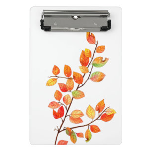 Herbstlaub Mini-Clip-Board Mini Klemmbrett