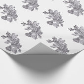 Herbstlaub mit Eicheln Geschenkpapier (Ecke)