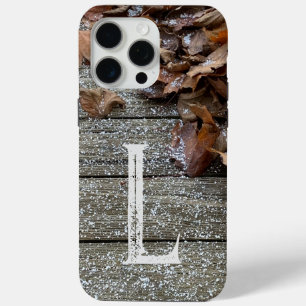 Herbstlaub mit Schnee iPhone / iPad Gehäuse Case-Mate iPhone Hülle