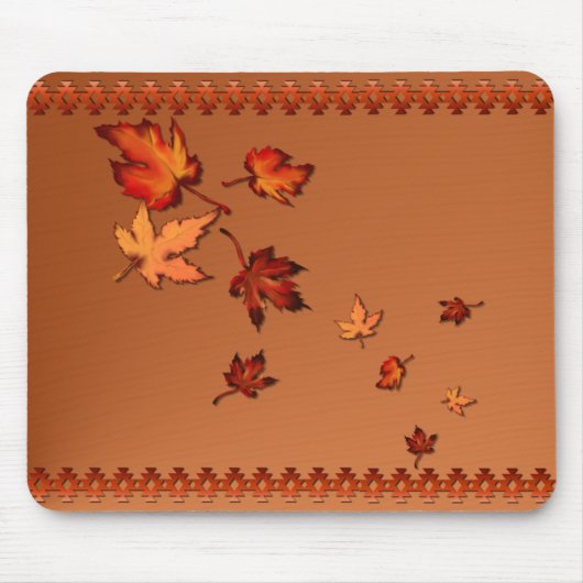 Herbstlaub Mousepad (Vorne)