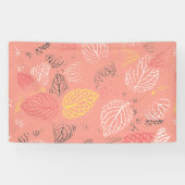 Herbstlaub-Muster 5 Banner (Horizontal)