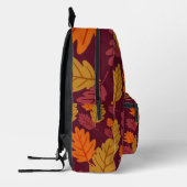 Herbstlaub-Muster | Bedruckter Rucksack (Links)