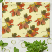 Herbstlaub-Muster Geschirrtuch (Gefaltet)