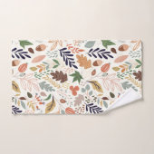 Herbstlaub Muster Handtuch (Handtuch)