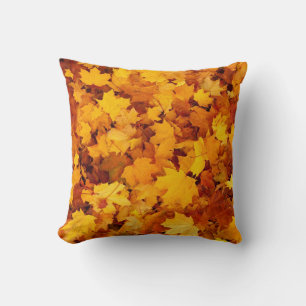 Herbstlaub-Muster Kissen
