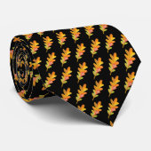 Herbstlaub Muster Krawatte (Gerollt)