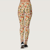 Herbstlaub-Muster Leggings (Rückseite)