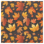 Herbstlaub Muster Stoff (Nahaufnahme)