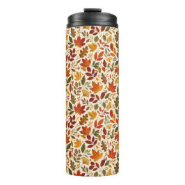 Herbstlaub-Muster Thermosbecher