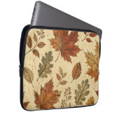 Herbstlaub-Muster – Vintage Herbst Botanik Laptopschutzhülle (Vorne Rechts)