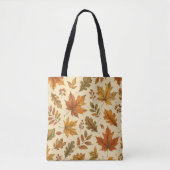 Herbstlaub-Muster | Wasserfarben Herbstlaub Tasche (Vorderseite)