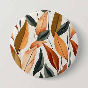 Herbstlaub Natur Blatt Abstrakter Herbst Button