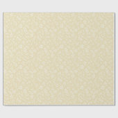 Herbstlaub Neutral - Golden Weizen Geschenkpapier (Flach)