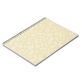 Herbstlaub Neutral - Golden Weizen Notizblock (Linke Seite)