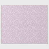 Herbstlaub Neutral - Warmes Lila Geschenkpapier (Flach)
