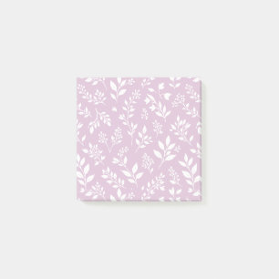 Herbstlaub Neutral - Warmes Lila Post-it Klebezettel