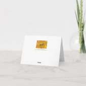 "HERBSTLAUB" NOTECARD (FOTOG) KARTE (Rückseite)