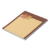 Herbstlaub Notepad Notizblock (Rotiert)