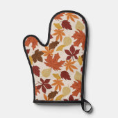Herbstlaub Ofenhandschuh (Vorderseite)