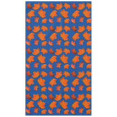Herbstlaub-orange Ahorn-Baum-blaues Tischdecke (Vorderseite)