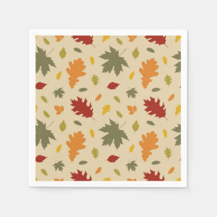 Herbstlaub-Papier-Servietten, Herbsternte-Party Serviette