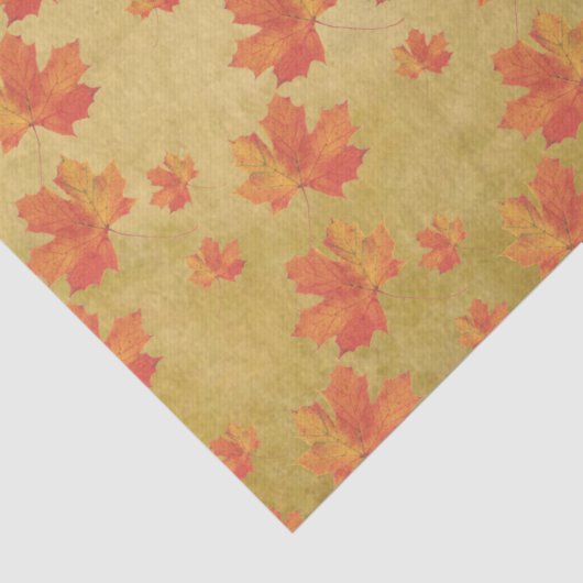 Herbstlaub-Papiere Seidenpapier (Detail)