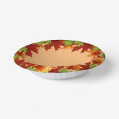 Herbstlaub Pappteller (Gewinkelt)