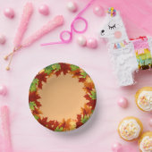 Herbstlaub Pappteller (Party)