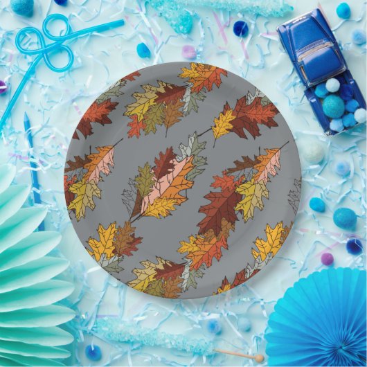 Herbstlaub Pappteller (Party)