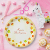 Herbstlaub Pappteller (Party)